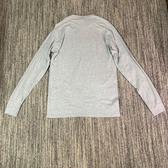 Tultex Men’s Size Medium Long Sleeve Crew Neck T Shirt Blanks‎ Heather Grey - Picture 7 of 7